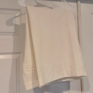 NWT Gorgeous cream-colored wide ankle pants